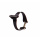 DIA COMPE Top Tube Brake Cable Clamp | Black