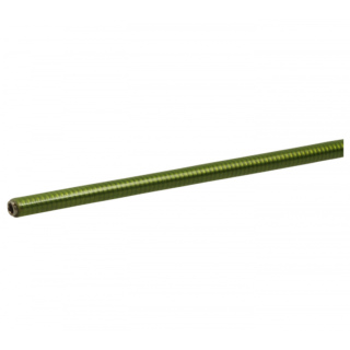 YOKOZUNA Vintage Edelstahl Bremszughülle | Clear Military Green