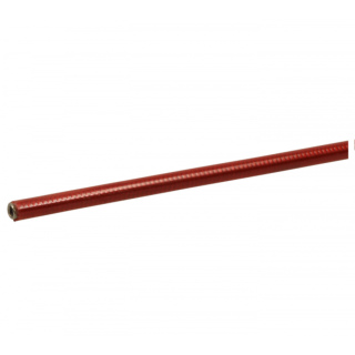 YOKOZUNA Vintage Edelstahl Bremszughülle | Clear Red