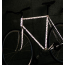 Reflective Berlin Bike Kit Mosaic Stickers | White