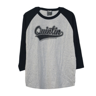 Quintin Longsleeve grau/schwarz Größe L