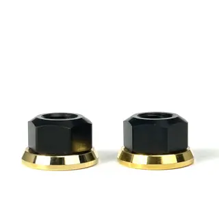 RUNWELL Elite Hub Nut Black/Gold M10