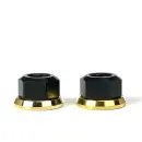 RUNWELL Elite Nabenmutter Schwarz/Gold M10