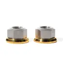 RUNWELL Elite Nabenmutter Silber/Gold M10