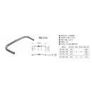 NITTO RB-006 Bullhorn Handlebar | Silver 420 mm