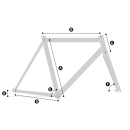 BIKE PUNK "Rankin" Frame | Glossy Raw