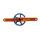 RACE FACE Atlas 170mm 68/73mm Kurbel | Orange
