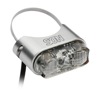 SON Rücklicht für Sattelstütze | Silber