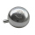 CRANE BELL CO. Mini Karen Fahrradklingel mit Steel Band Mount | Matt Silber