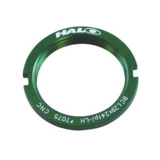 HALO Track Fixed Sprocket Aluminum Lockring | Green