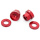 HALO A-Nuts Aluminum Axle Nuts | Red