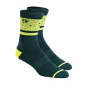 Crankbothers Icon Socken Splatter Limited Edition Lime Green