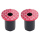 DEDA Loop Bar End Plugs Set | Alu | Red