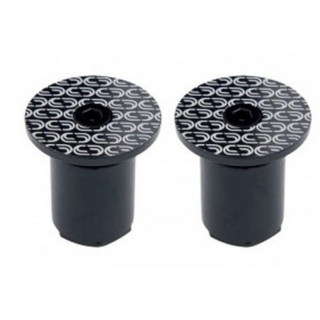 DEDA Loop Bar End Plugs Set | Alu | Black