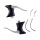 DIA COMPE 287V Brake Lever Set | Black
