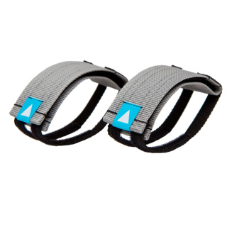 AURORA V1 Pedal Straps | Silver/Gray/Black