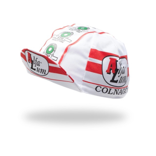Vintage Cycling Cap - "Alfa Lum Colnago"