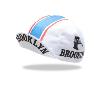 VINTAGE CYCLING CAPS "Brooklyn - White"