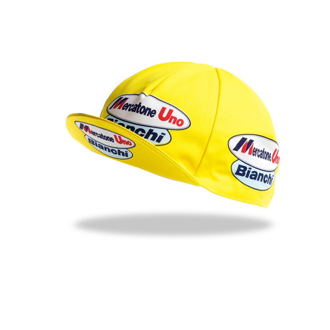 Bandeau Cyclisme Medechini Jaune - Mercatone Uno - Vintage RARE