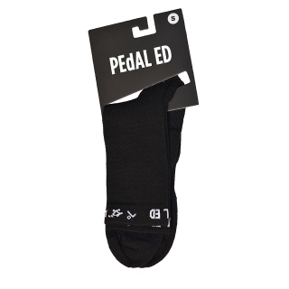 Pedaled Essential Merino Winter Socken Plain | Schwarz